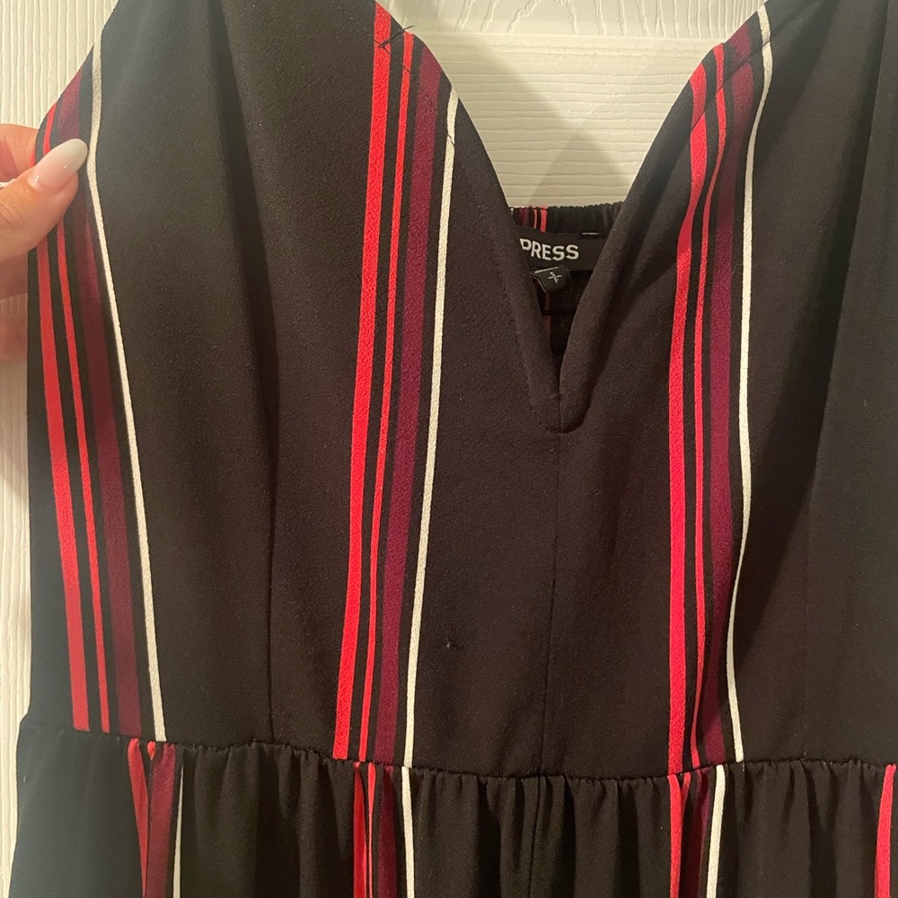 Express Pinstripe Jumpsuit